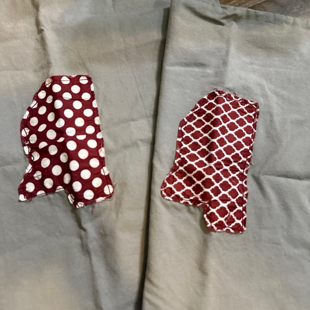 Set of 2 Mississippi State Pillow Covers